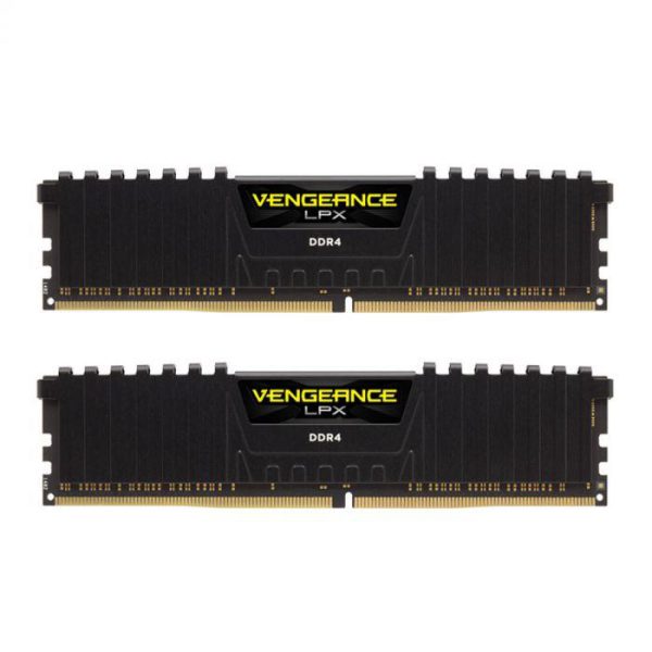 رم دسکتاپ CORSAIR VENGEANCE DDR4 CL16 LPX 16GB (2*8GB) 3200MHZ (آکبند با گارانتی)